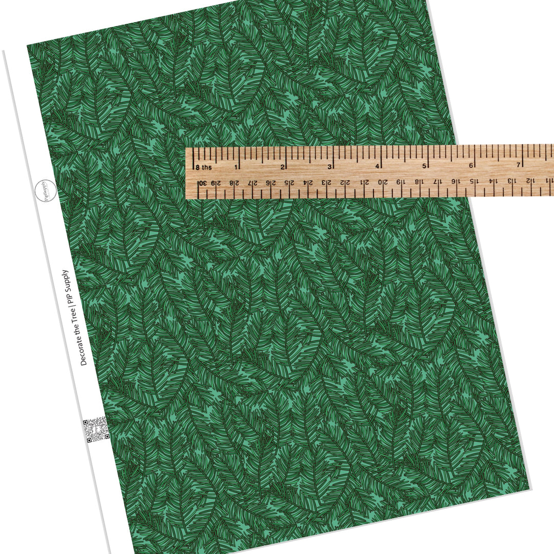Decorate the Tree Faux Leather Sheets