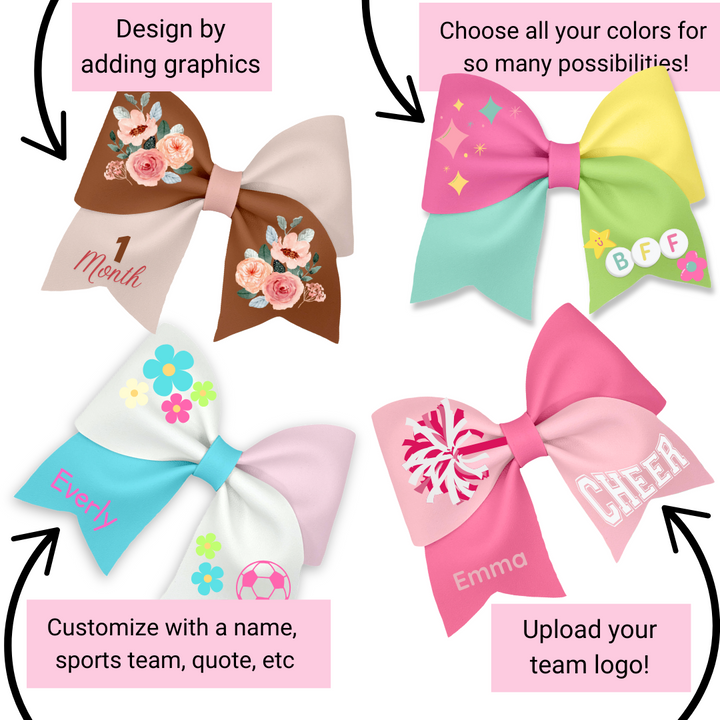 Design Your Twirl Faux Leather DIY Hair Bows