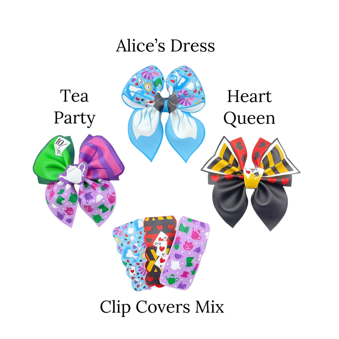 patterns for movie inspired alice diy hair bows