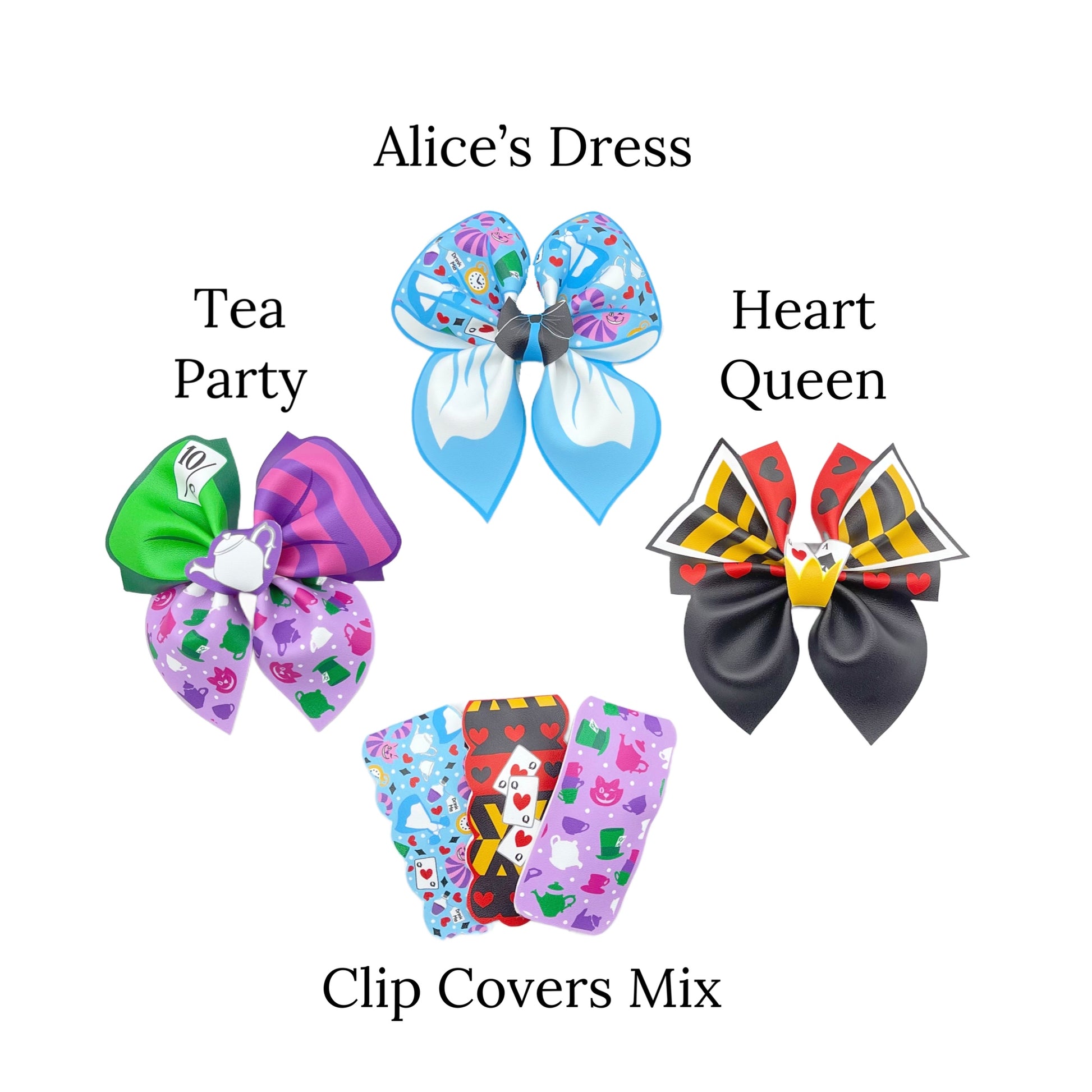 patterns for movie inspired alice diy hair bows