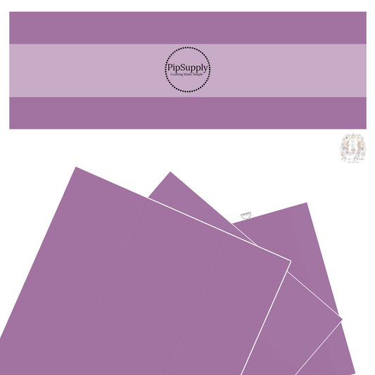 These Valentine's solid faux leather sheets contain the following design elements: solid dusty purple sheet. Our CPSIA compliant faux leather sheets or rolls can be used for all types of crafting projects.