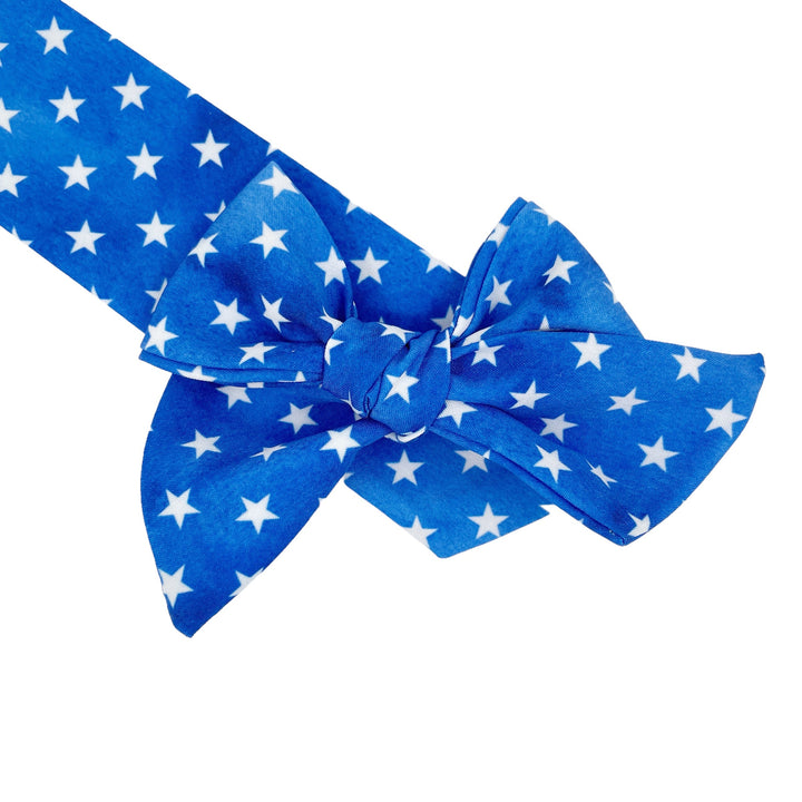 These patriotic closed edge fabric bow strips are made from a woven polyester with a cotton-like resemblance. Perfect for this summer and Independence Day! These hair no sew bow strips can be easily tied and attached to a clip for a finished hair bow. Hand wash in cold water air dry.