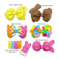 Easter sweets patterns for diy faux leather hair bows