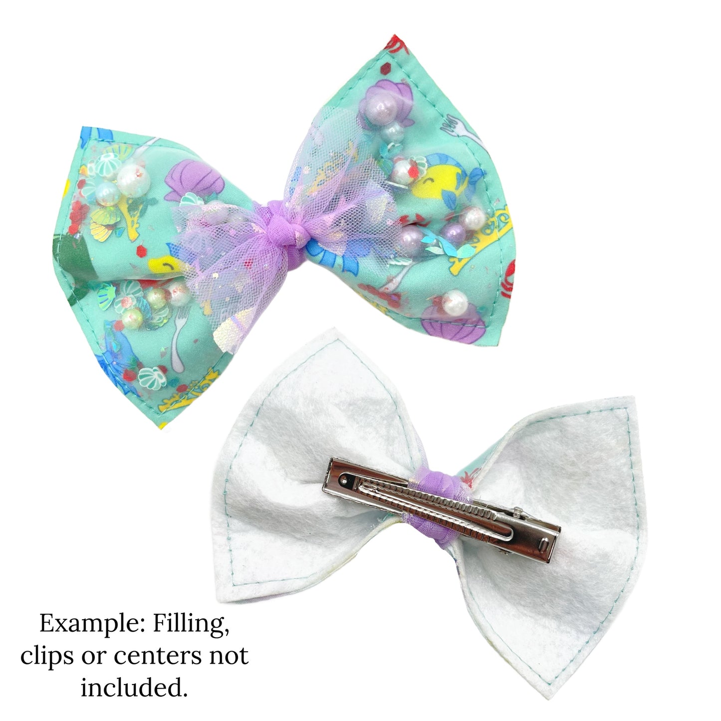 Down The Rabbit Hole Fillable Shaker DIY Hair Bows - PIPS EXCLUSIVE