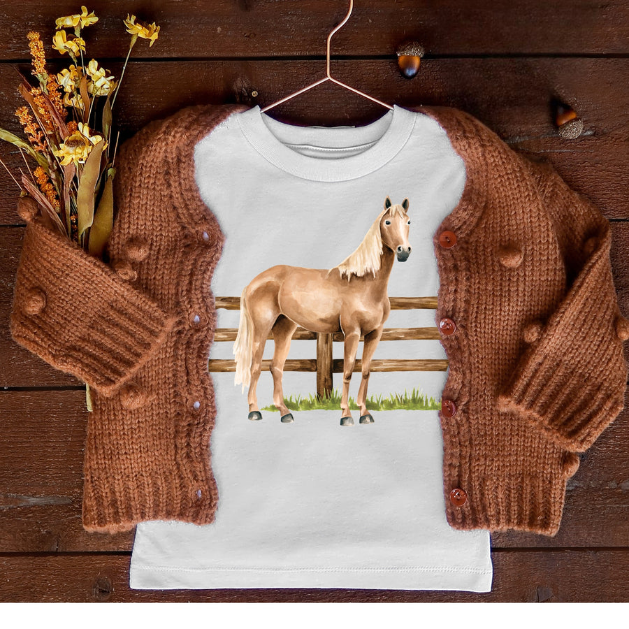 This iron on transfer horse would be a great way to add full color designs to your garments without the hassle of weeding vinyl. Add this Horse to your spring and summer creations! They are ready to press transfers and easy to use!