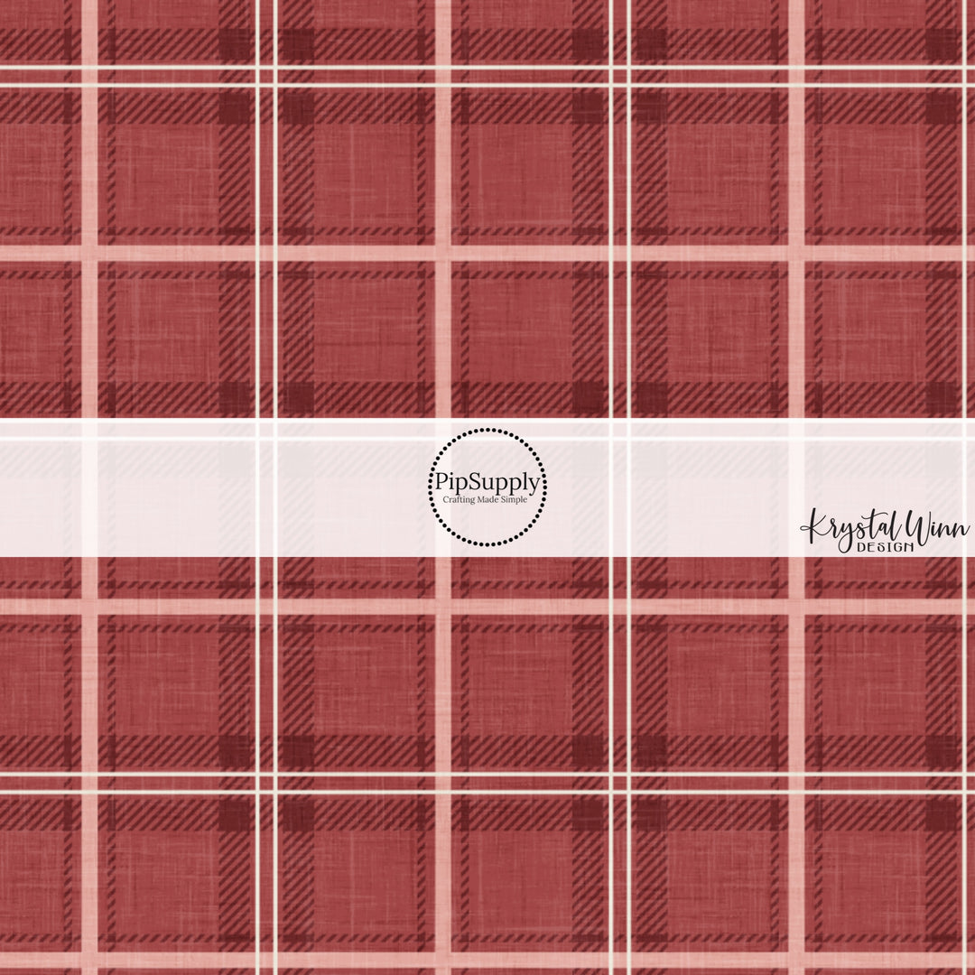 Flannel Cranberry Fabric By The Yard