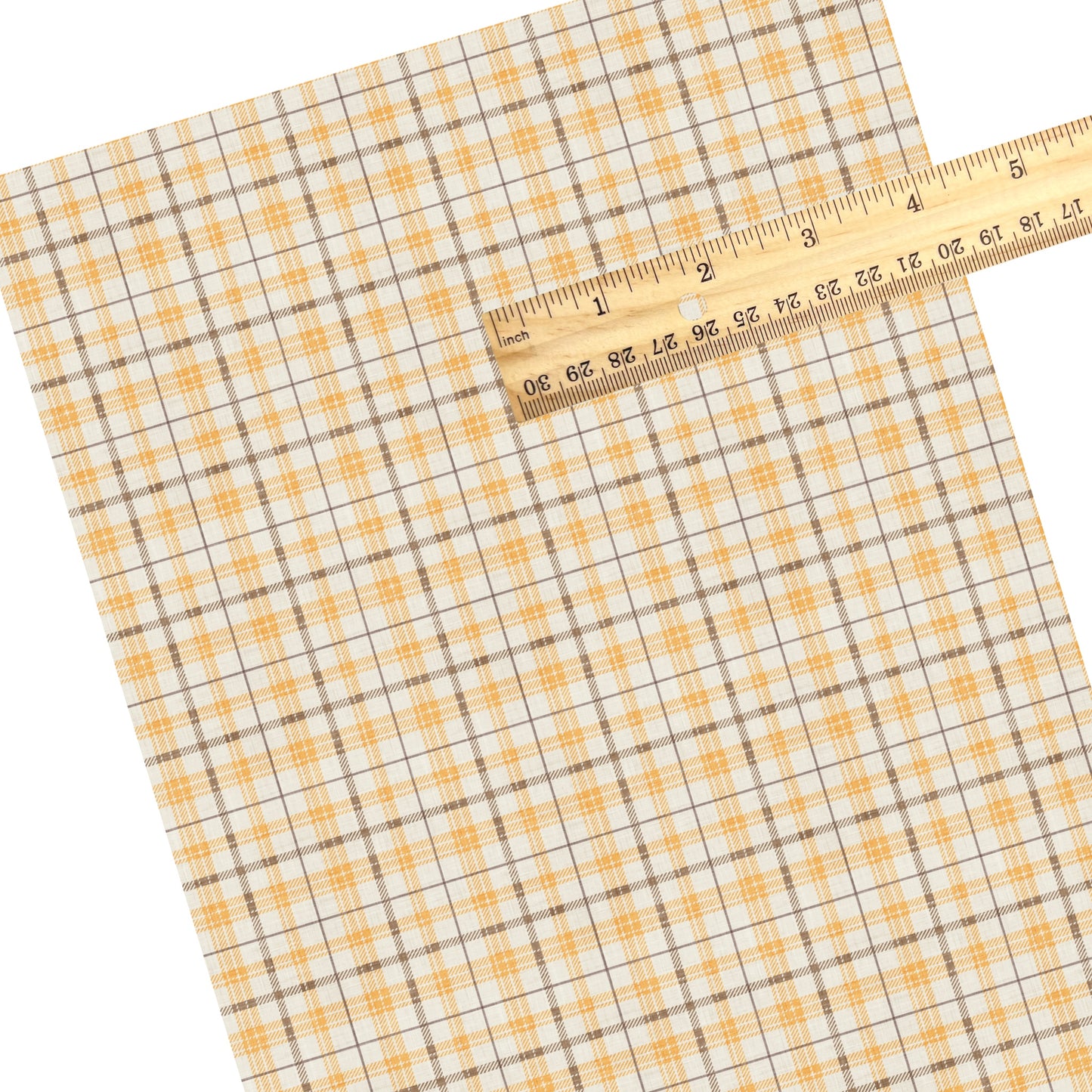 Flannel Cream Golden Brown Faux Leather Sheets