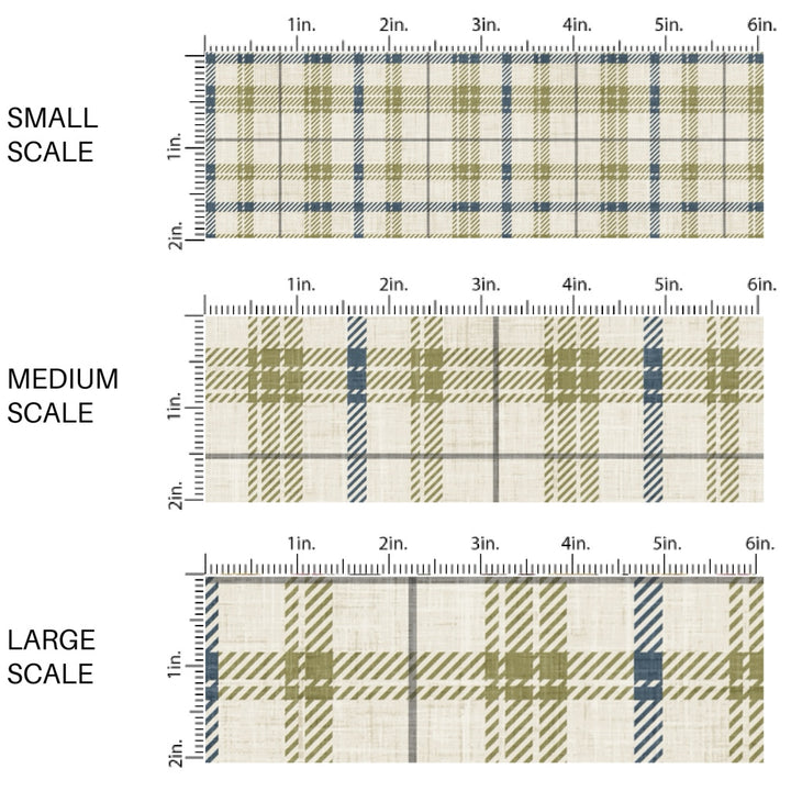 Flannel Fern Navy Fabric By The Yard