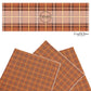 Flannel Rust Mustard Faux Leather Sheets