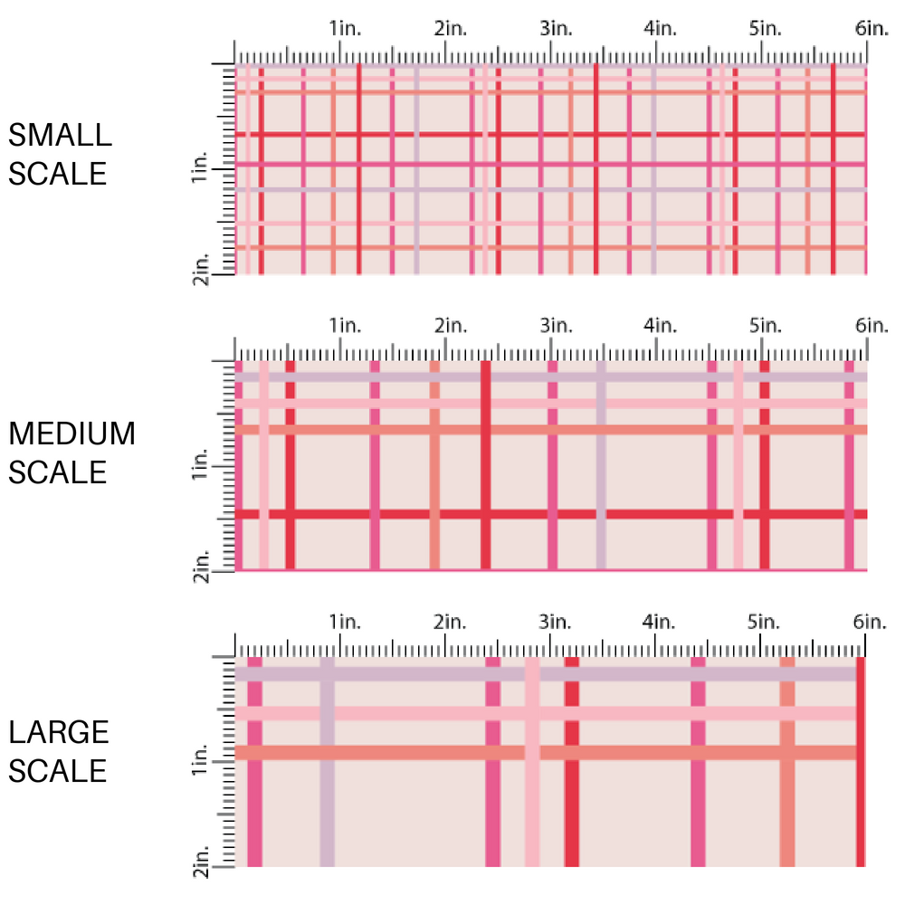 Pink and Purple Plaid on Pale Pink Fabric by the Yard scaled image guide.