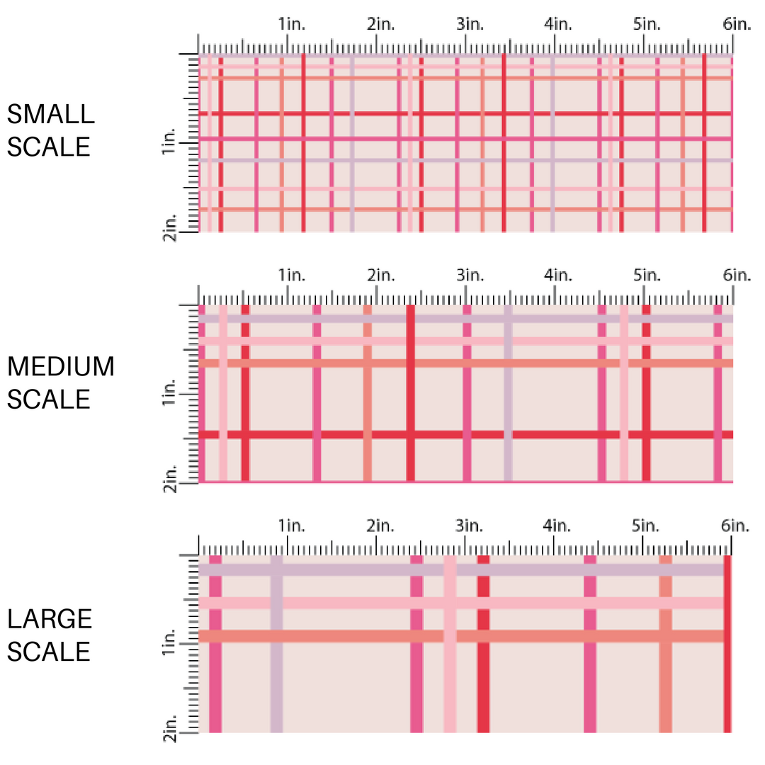 Pink and Purple Plaid on Pale Pink Fabric by the Yard scaled image guide.