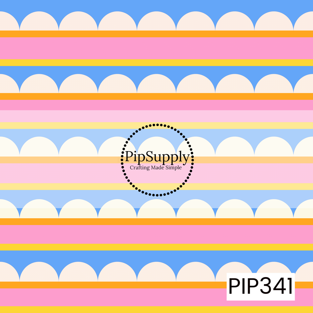 PIP341 - Sweet Pickings Mixed Fruit Pastel Scallop