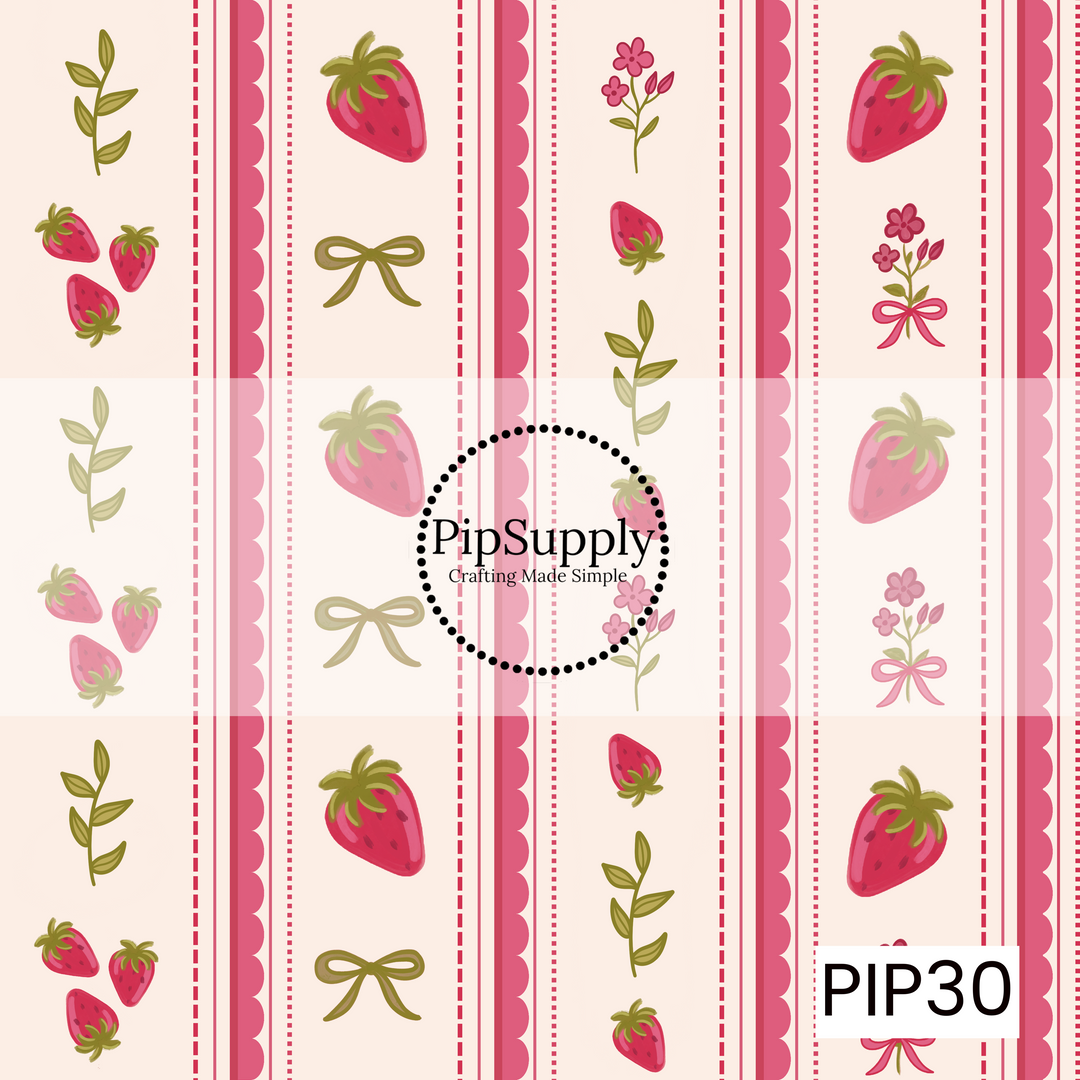 PIP30 - Sweet Pickings Strawberry Ribbon