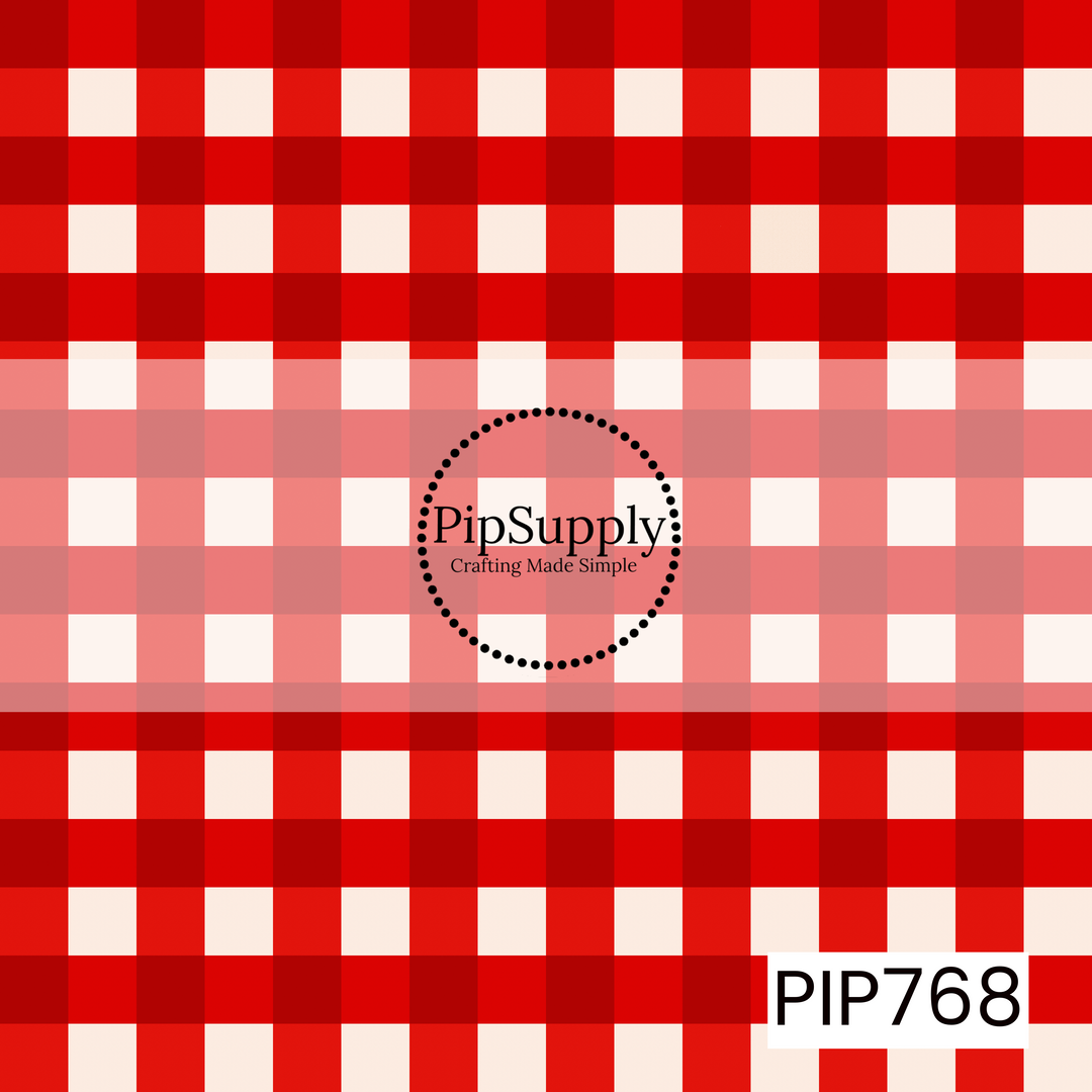 PIP767 - Sweet Pickings Bright Red Gingham