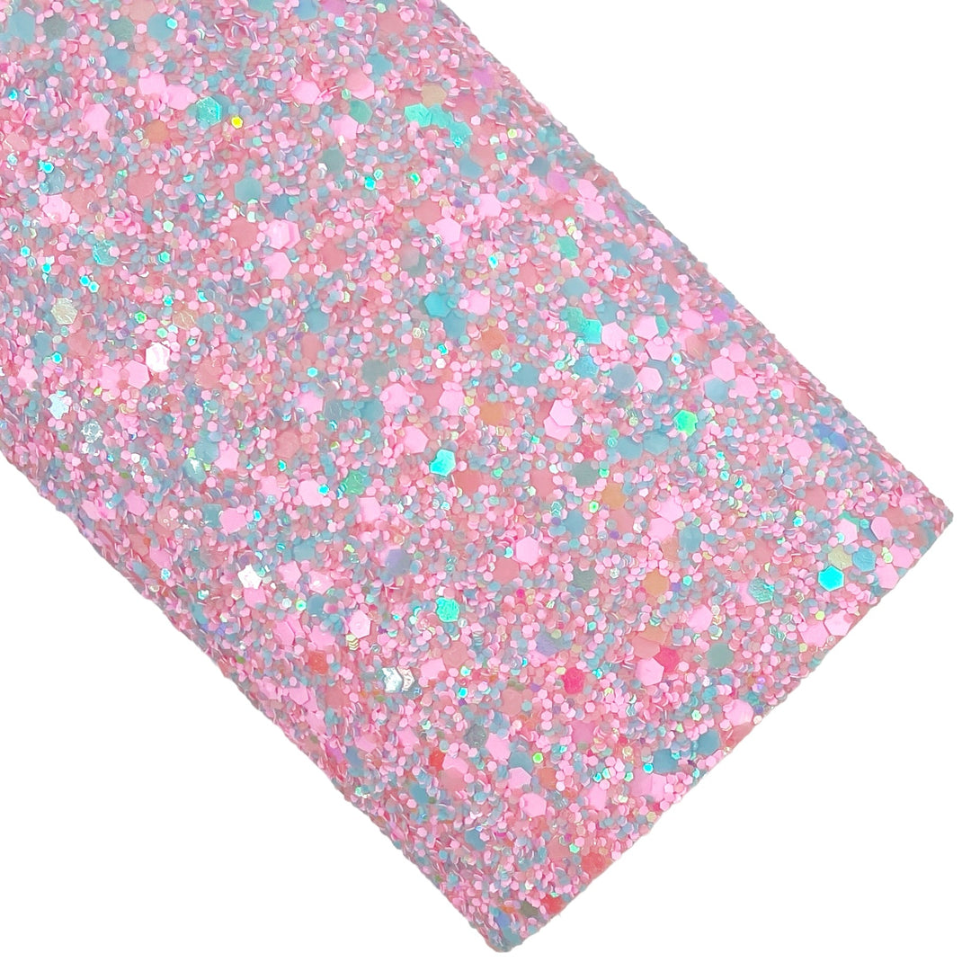 Unicorn Dreams Chunky Glitter Faux Leather Sheets