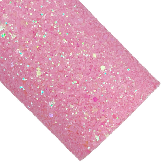 Carnation Sun Glare Glitter Faux Leather Sheets