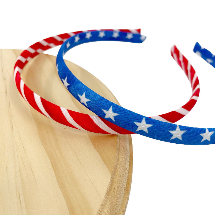 Stars and Stripes Thin Wholesale Headbands