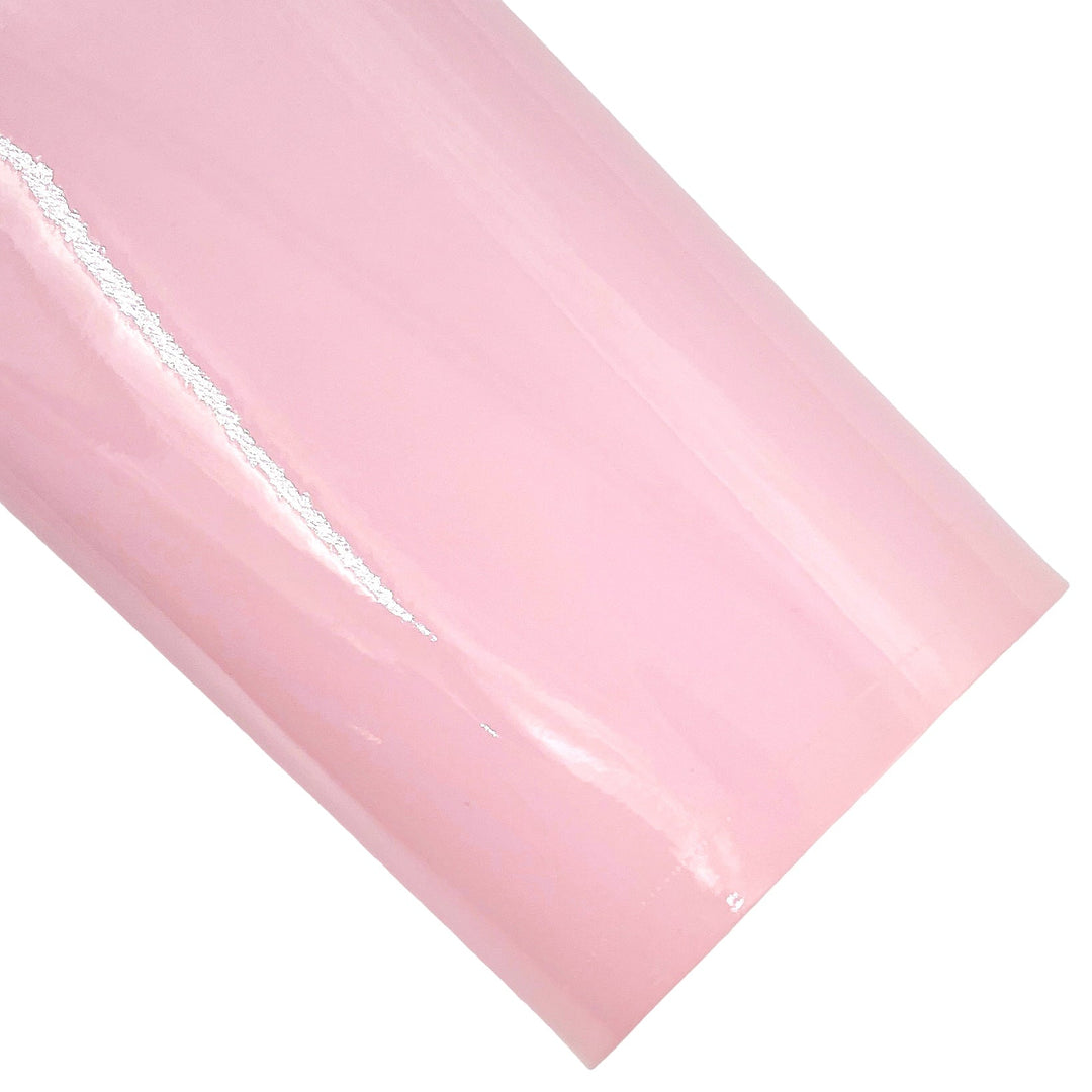 Pink Patent Vegan Faux Leather Sheets