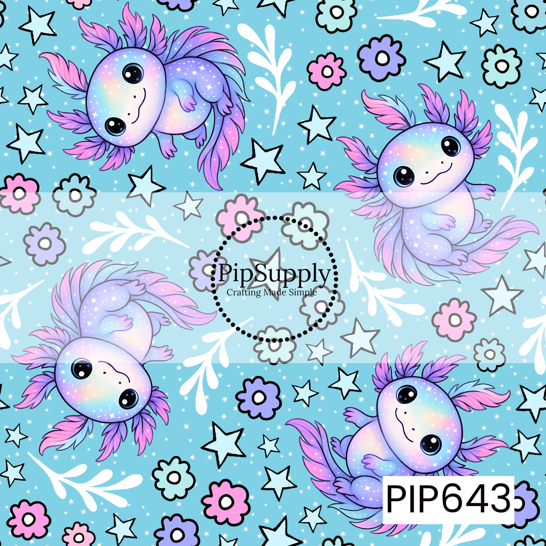 PIP643 - Galaxy Axolotl Blue