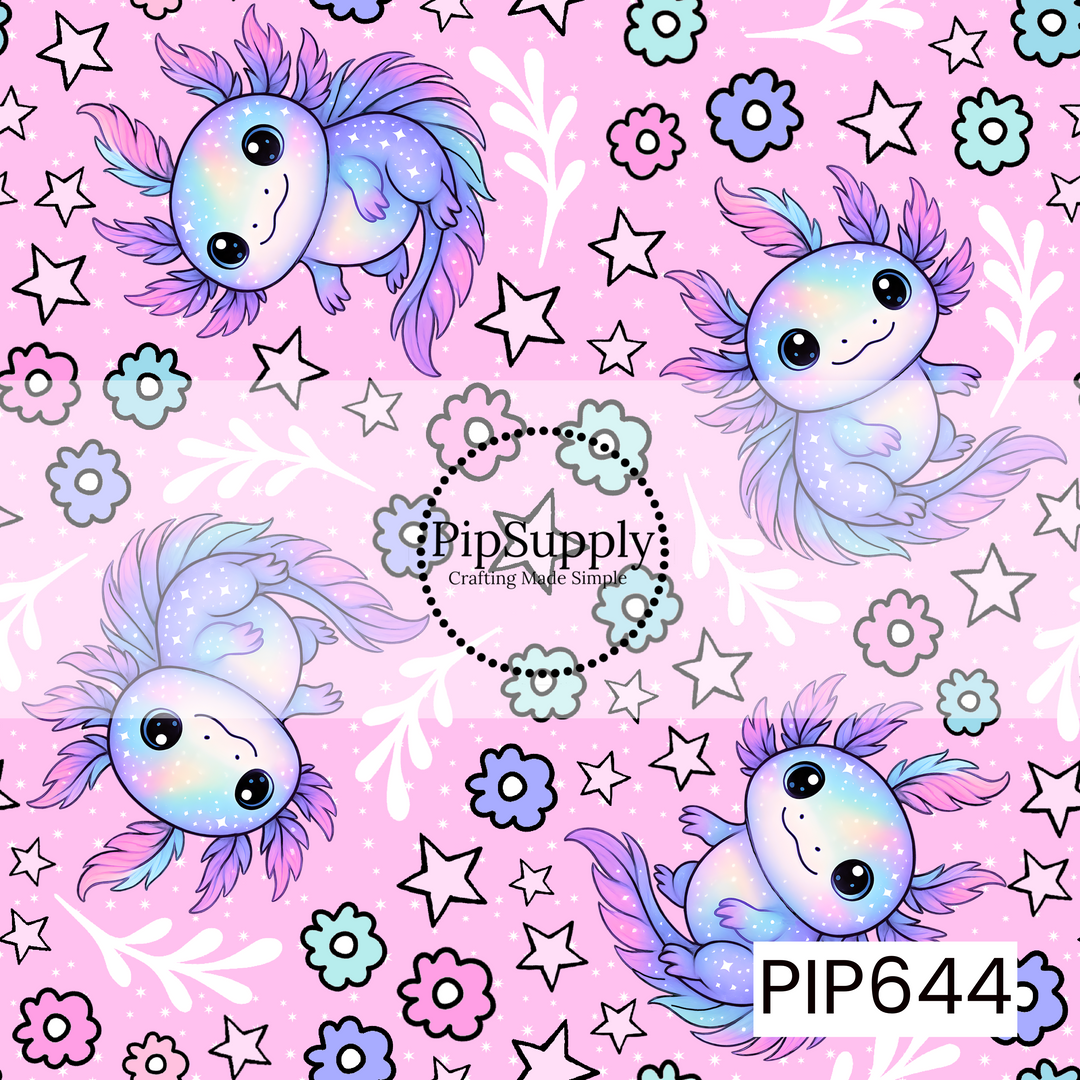 PIP644 - Galaxy Axolotl Pink