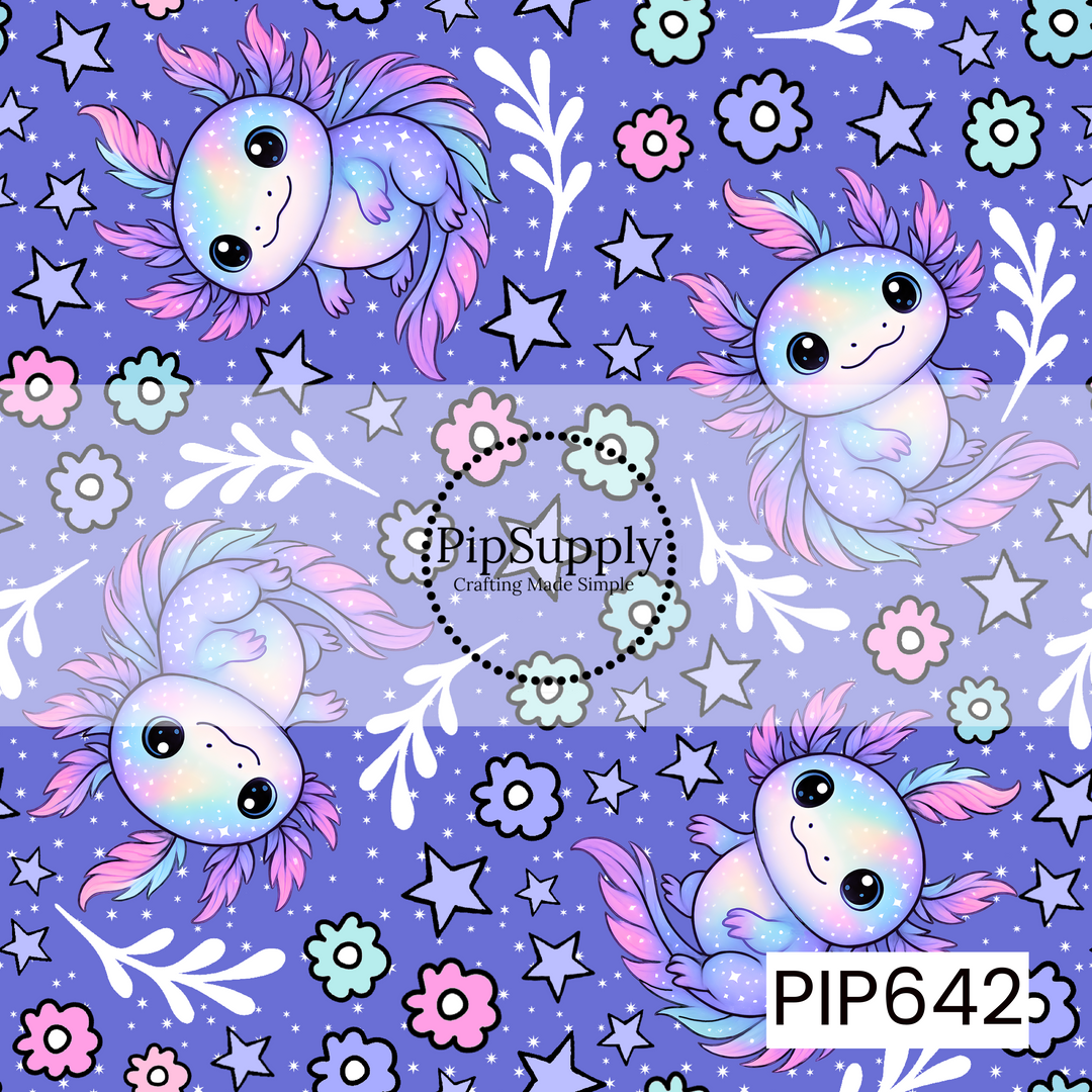 PIP642 - Galaxy Axolotl Purple