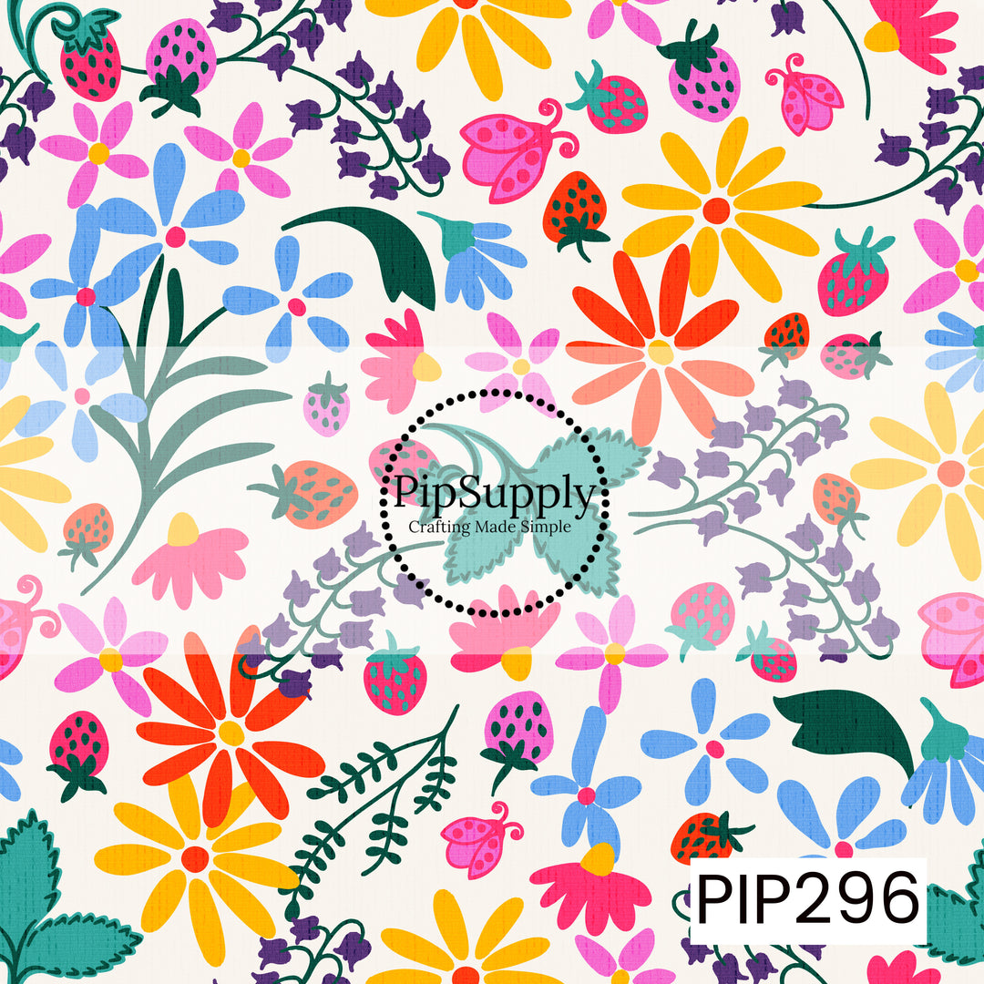 PIP296 - Strawberry Floral Toss