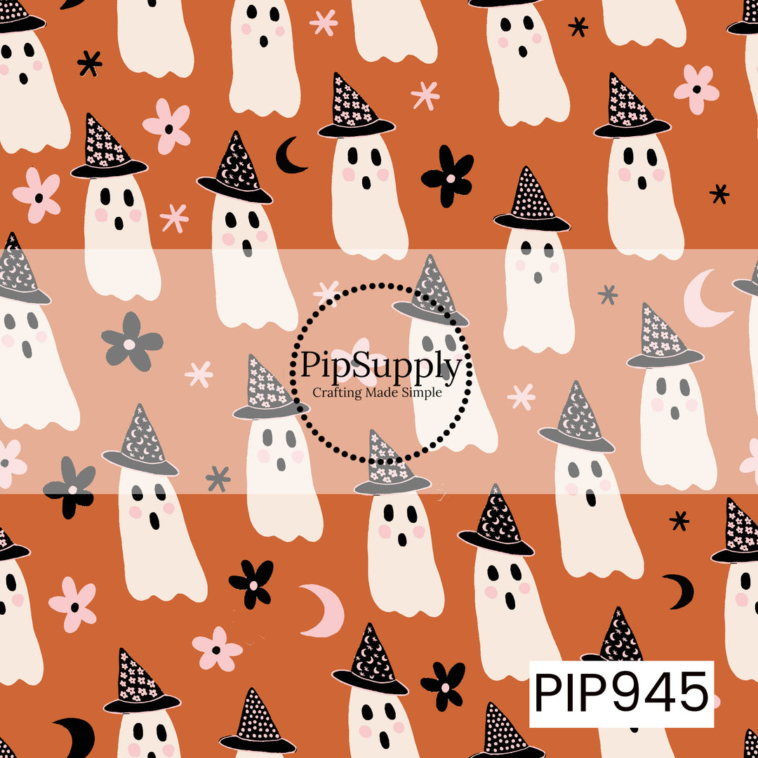 PIP945 - Ghosts In Hats Orange