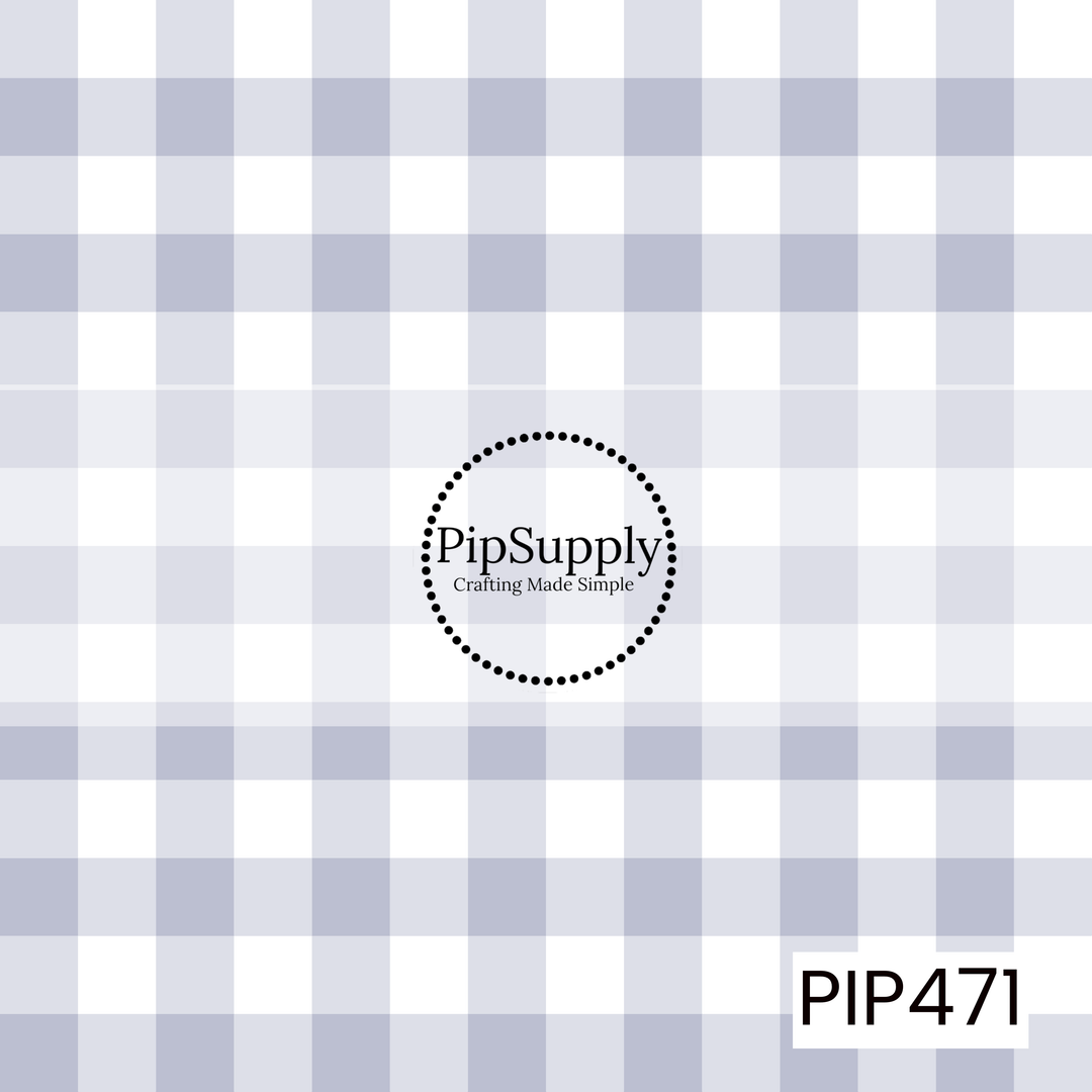 PIP471 - Gingham Summer Periwinkle