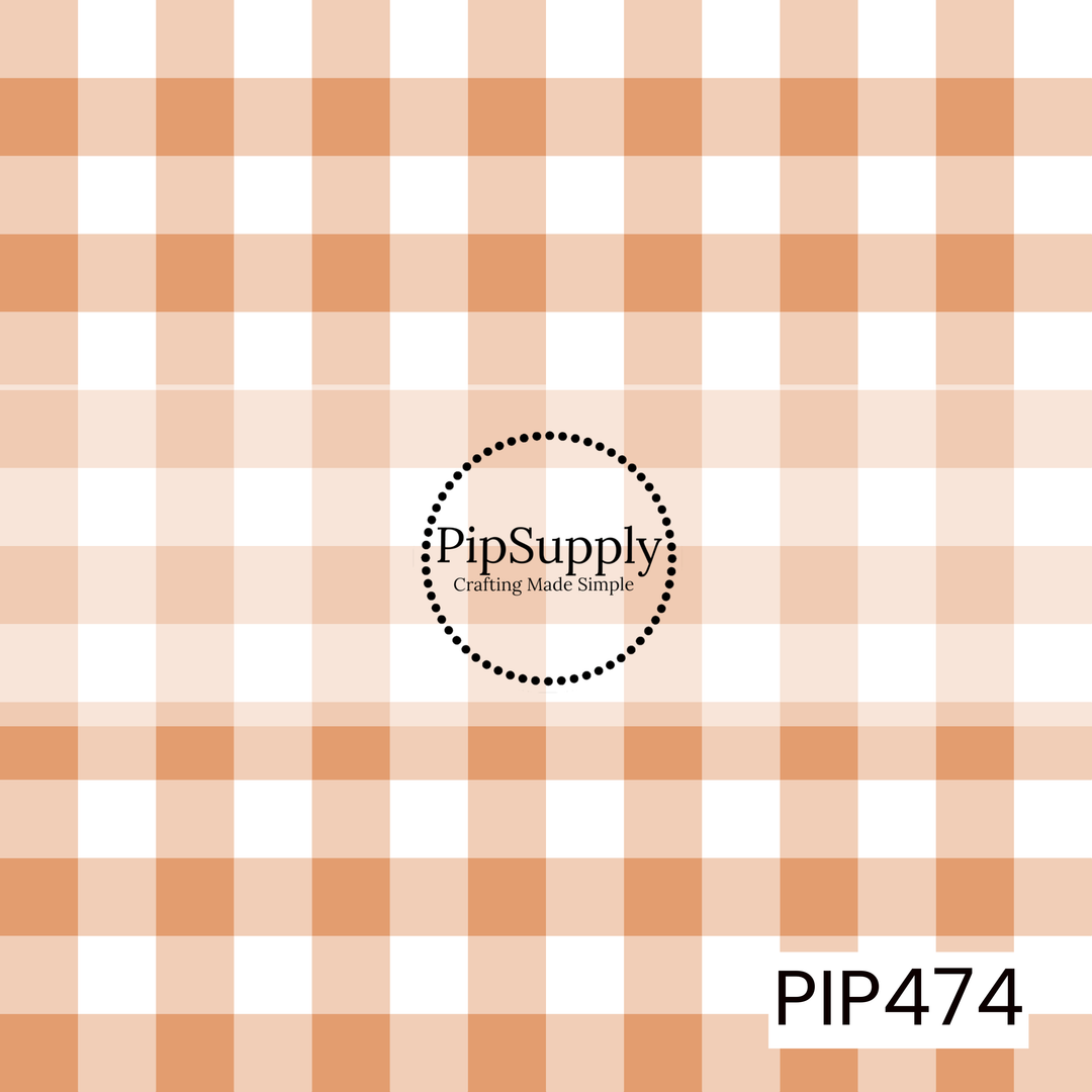PIP474 - Gingham Summer Tangerine