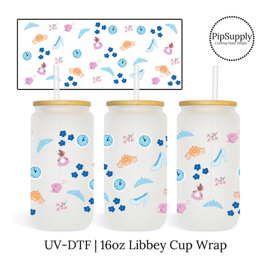 Mermaid UV DTF Transfers - Under The Sea UV-DTF Cup Wrap- Libbey