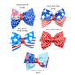 festive July 4th patterns for pinwheel diy hand cut faux leather hair bows