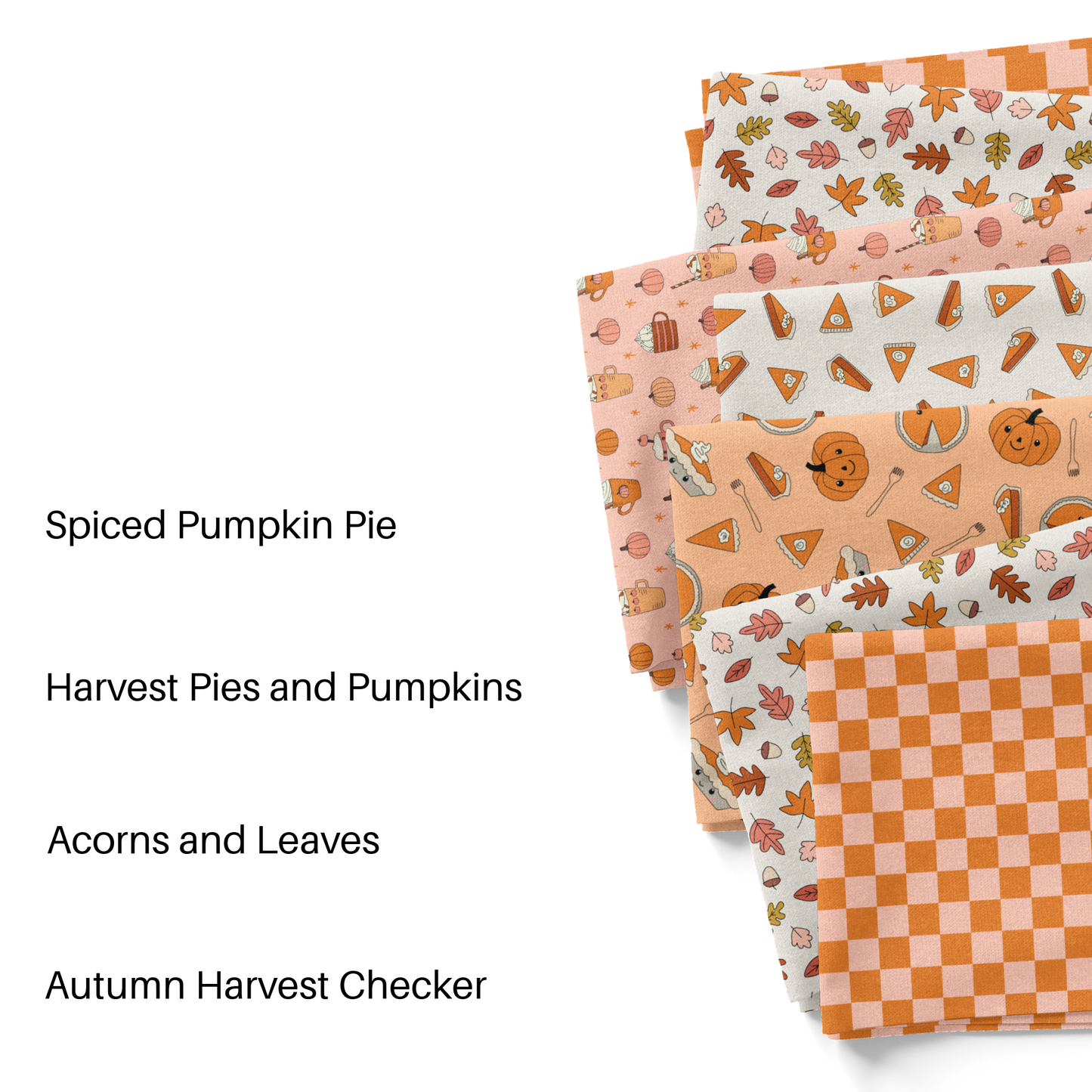 Autumn Harvest Checker Fabric By The Yard