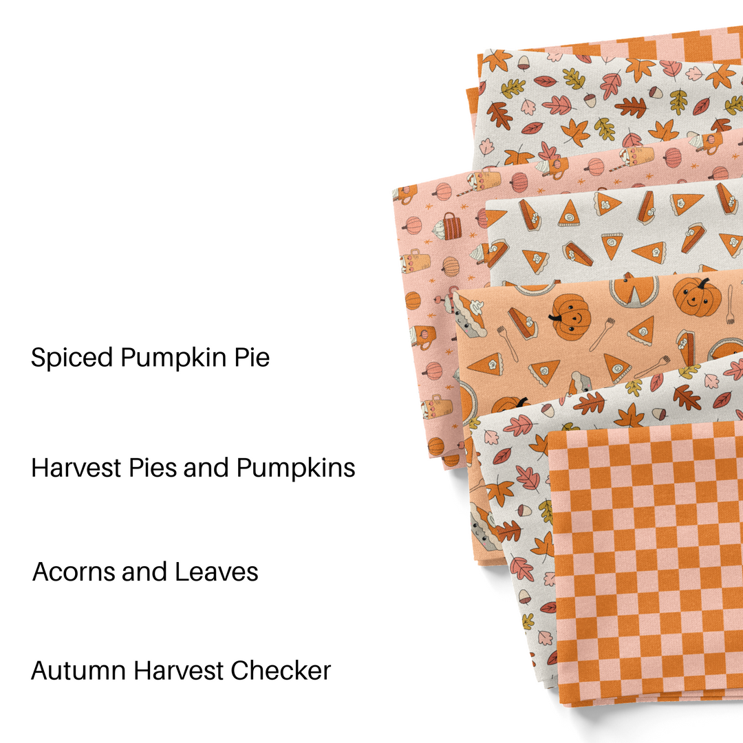 Spiced Pumpkin Pie Fabric By The Yard