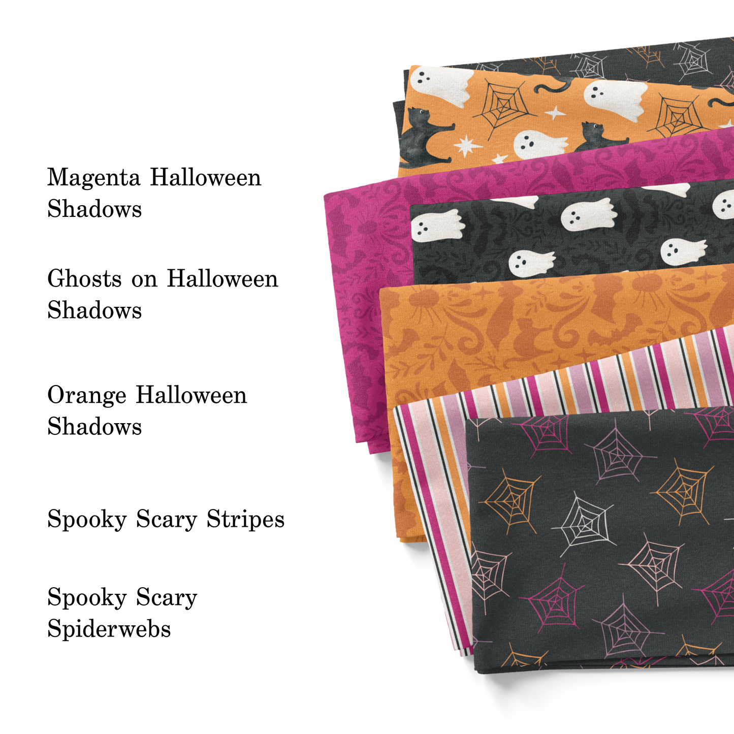 Spooky Scary Spiderwebs Fabric By The Yard