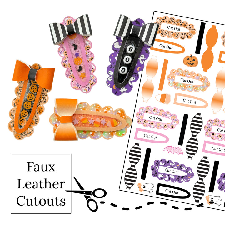 Halloween DUCK BILL Faux Leather DIY Clip Covers