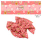 These Valentine's pattern themed no sew bow strips can be easily tied and attached to a clip for a finished hair bow. These Valentine's Day bow strips are great for personal use or to sell. These bow strips features avocados with hearts surrounded by flowers on pink.