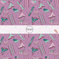 Hit the Slopes Purple Fabric By The Yard