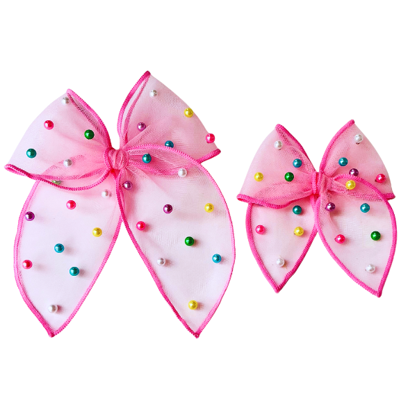 Dew Drop Dreams SAILOR  Hair Bow w/ Clip