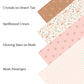 Glowing Stars on Blush Faux Leather Sheets