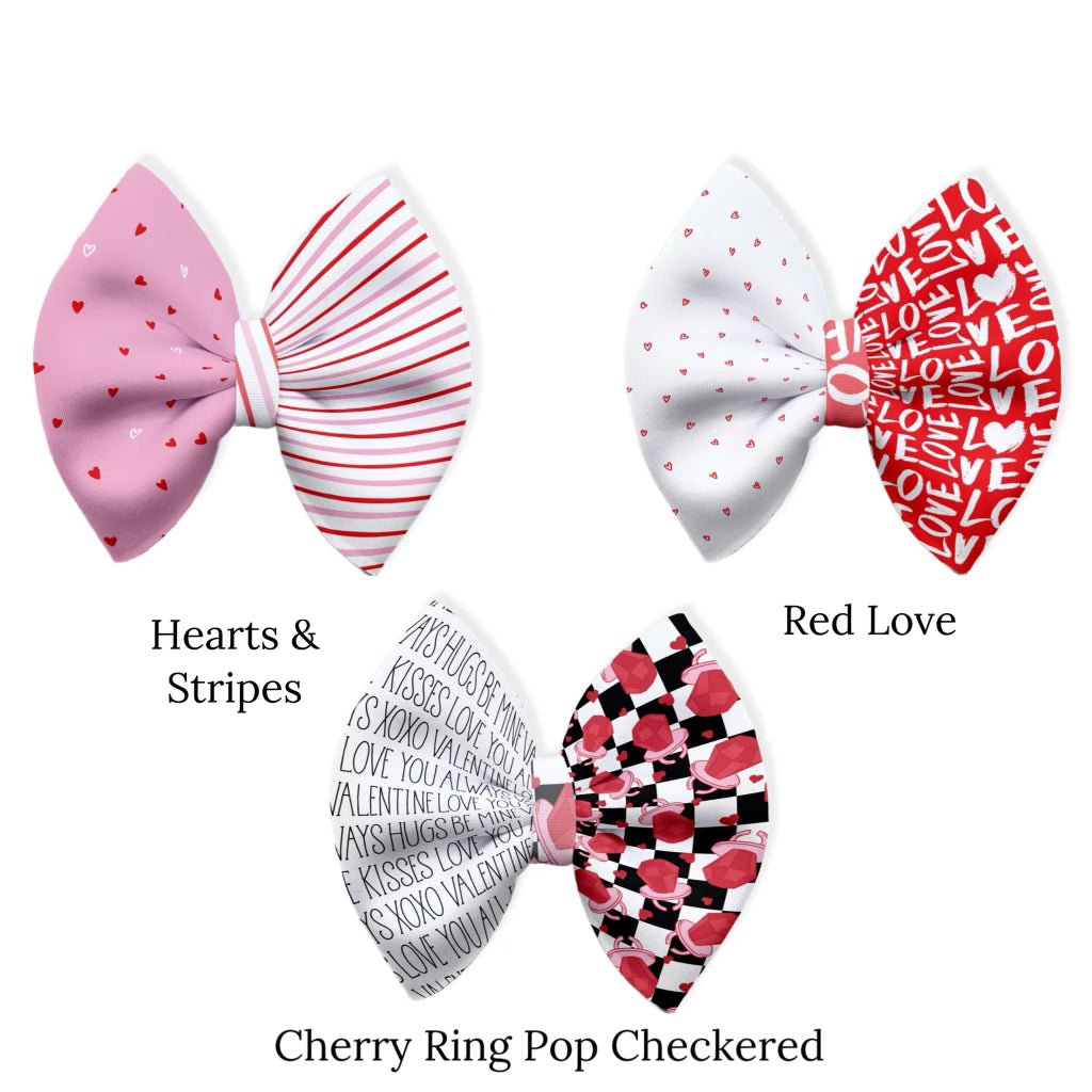 Love You Always Pinch Neoprene DIY Hair Bows