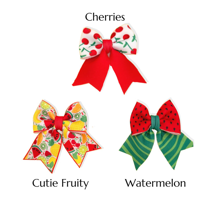 Cutie Fruity Tail Neoprene DIY Hair Bows