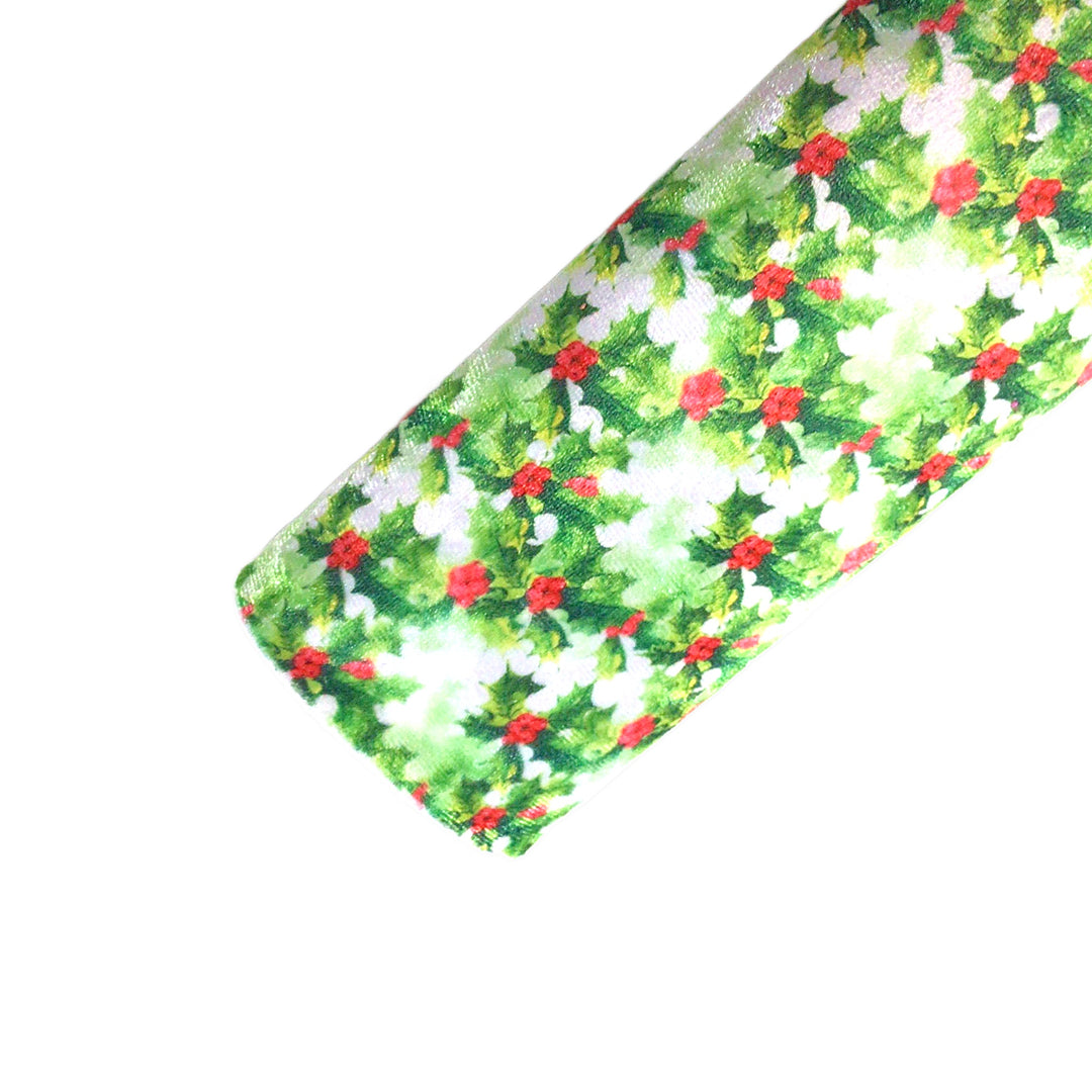 Picture Perfect Holly Crushed Velvet Vegan Leather Sheets