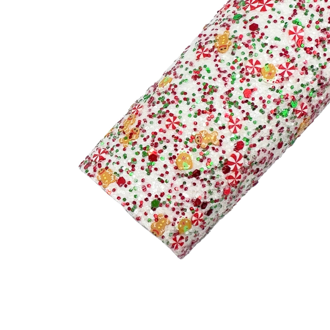 Gingerbread Lane Chunky Glitter Sheet