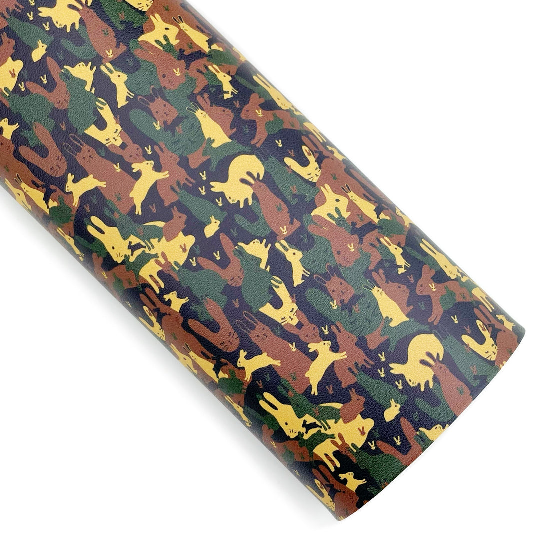 Bunny Camo Vegan Leather