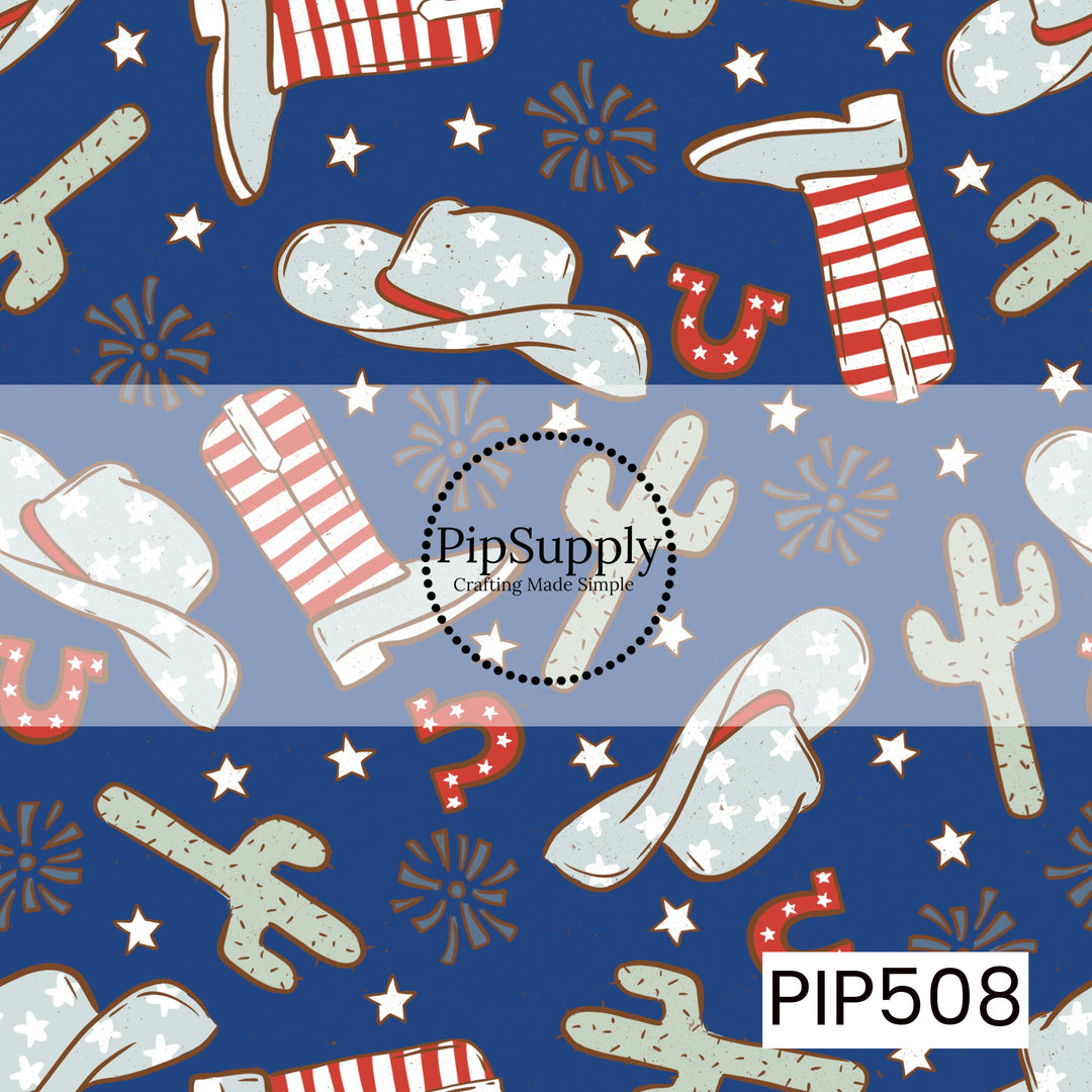 PIP508 - Stars And Spurs Rodeo Blue