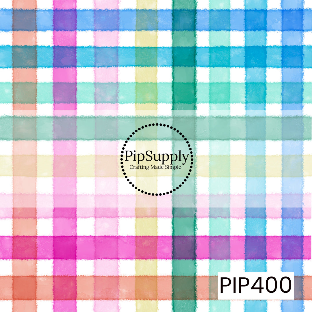 PIP400 - Meadow Plaid Splash