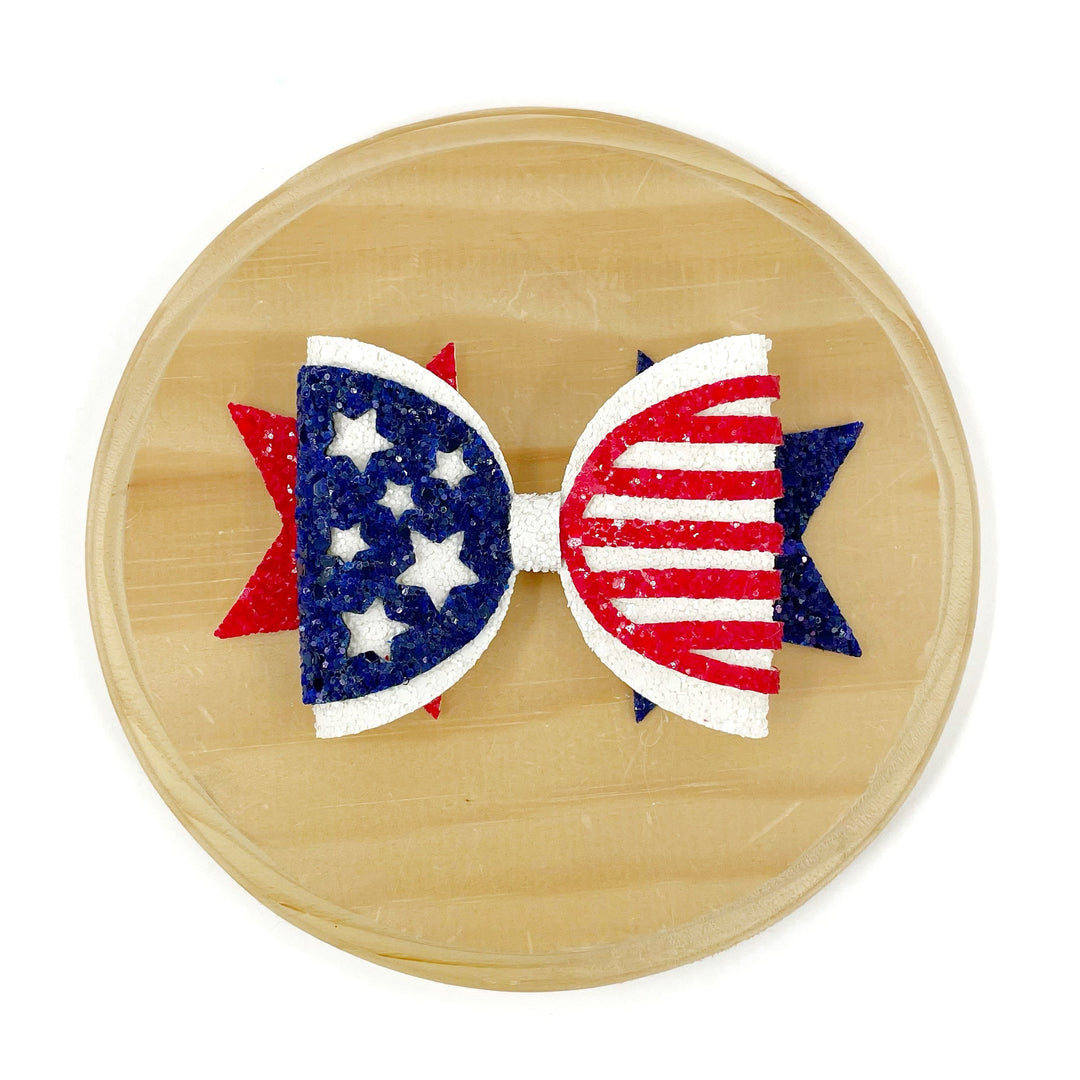 MADE TO ORDER Stars and Stripes Bow Steel Rule Die