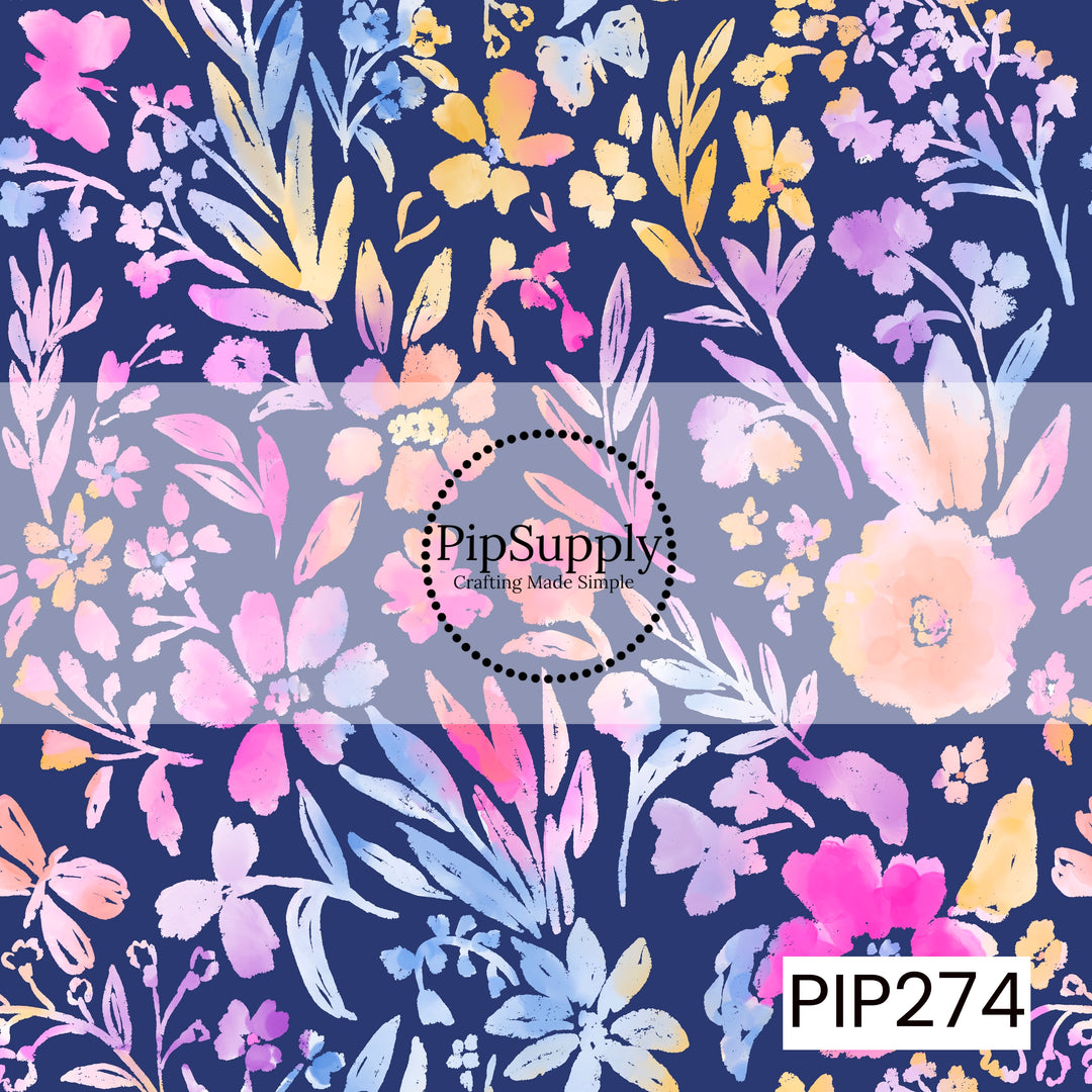 PIP274 - Garden Whimsy Blue Floral