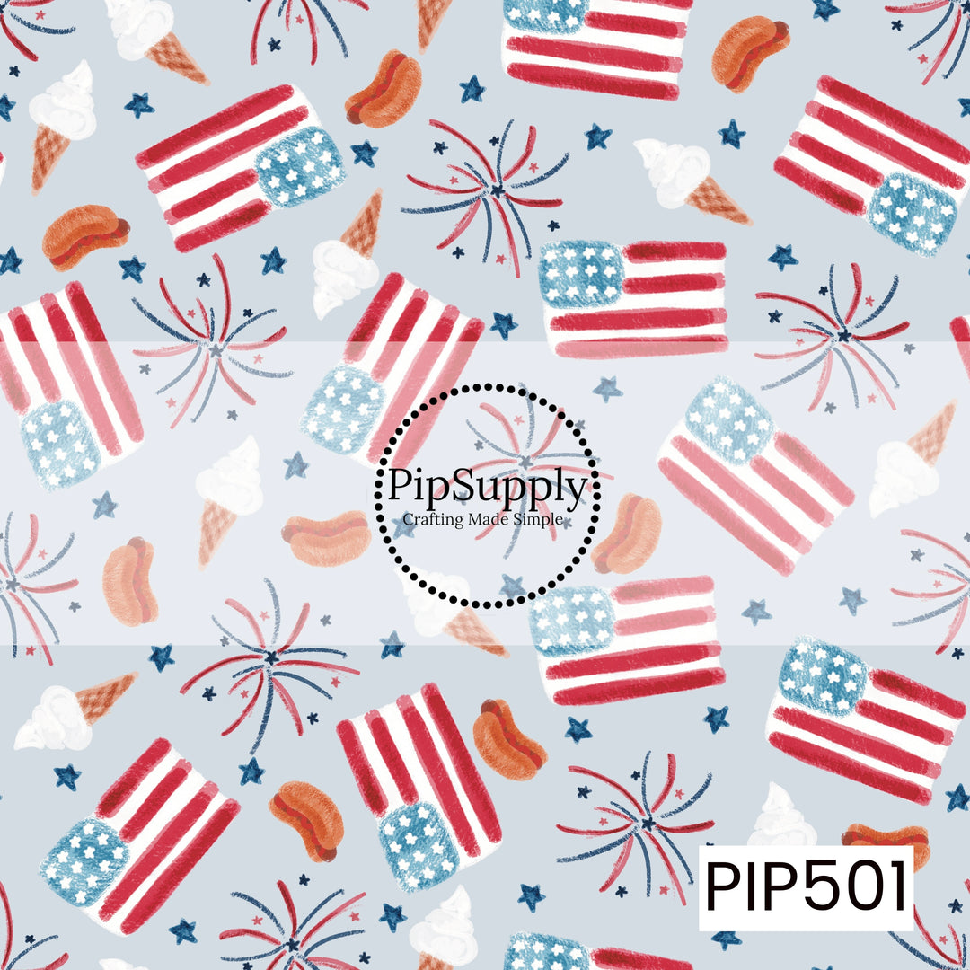 PIP501 - Stars Stripes And Summer Treats Blue