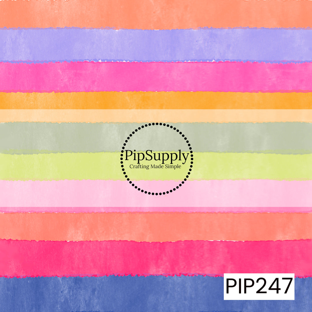PIP247 - Painted Garden Party Stripe Sunset